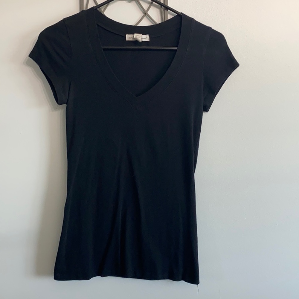 Black v-neck